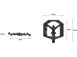 HT EVO AE03 Plattformpedale Stealth Black Limited Edition -Deutschland Glisse Vélo Verkaufs-Shop 162305