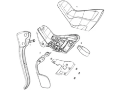 SRAM Ersatzteile Force 22, CX1, 1 / Rival 22, 1 Schaltbremshebel