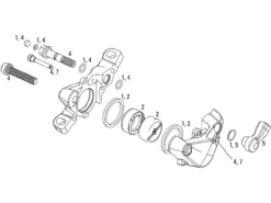 AVID Ersatzteile Elixir R/CR Bremssattel (2009-2011)