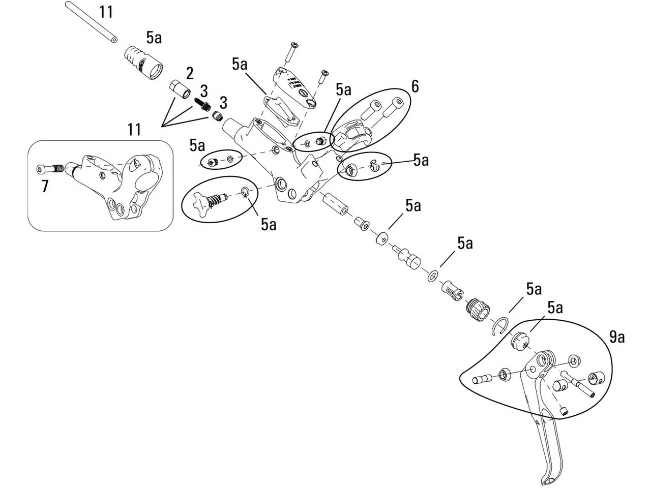 AVID Ersatzteile Juicy 7 Bremshebel (2006-2007) 3 AVID Ersatzteile Juicy 7 Bremshebel (2006-2007)