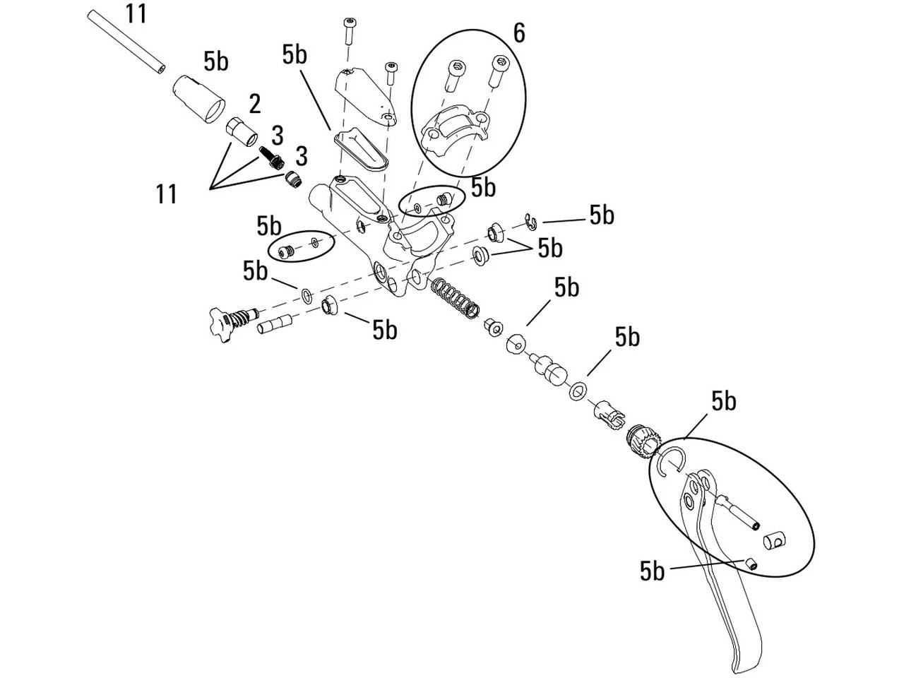 AVID Ersatzteile Juicy Carbon Bremshebel (2008) 3 AVID Ersatzteile Juicy Carbon Bremshebel (2008)