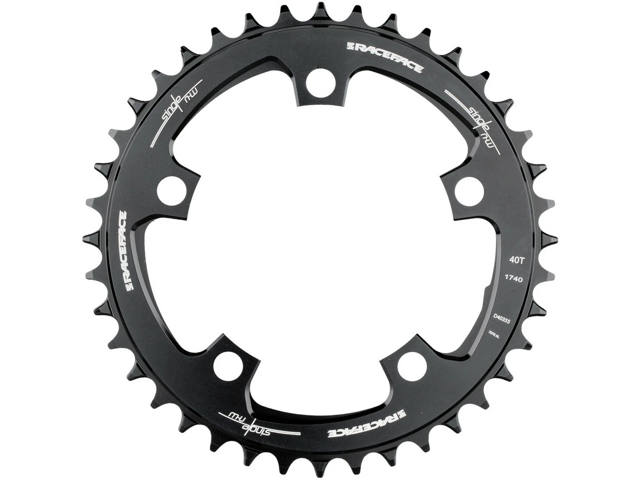 Race Face Narrow Wide Kettenblatt, 5-Arm, 110 Mm Lochkreis, 10-/11-/12-fach 4 Race Face Narrow Wide Kettenblatt, 5-Arm, 110 Mm Lochkreis, 10-/11-/12-fach – Bild 2