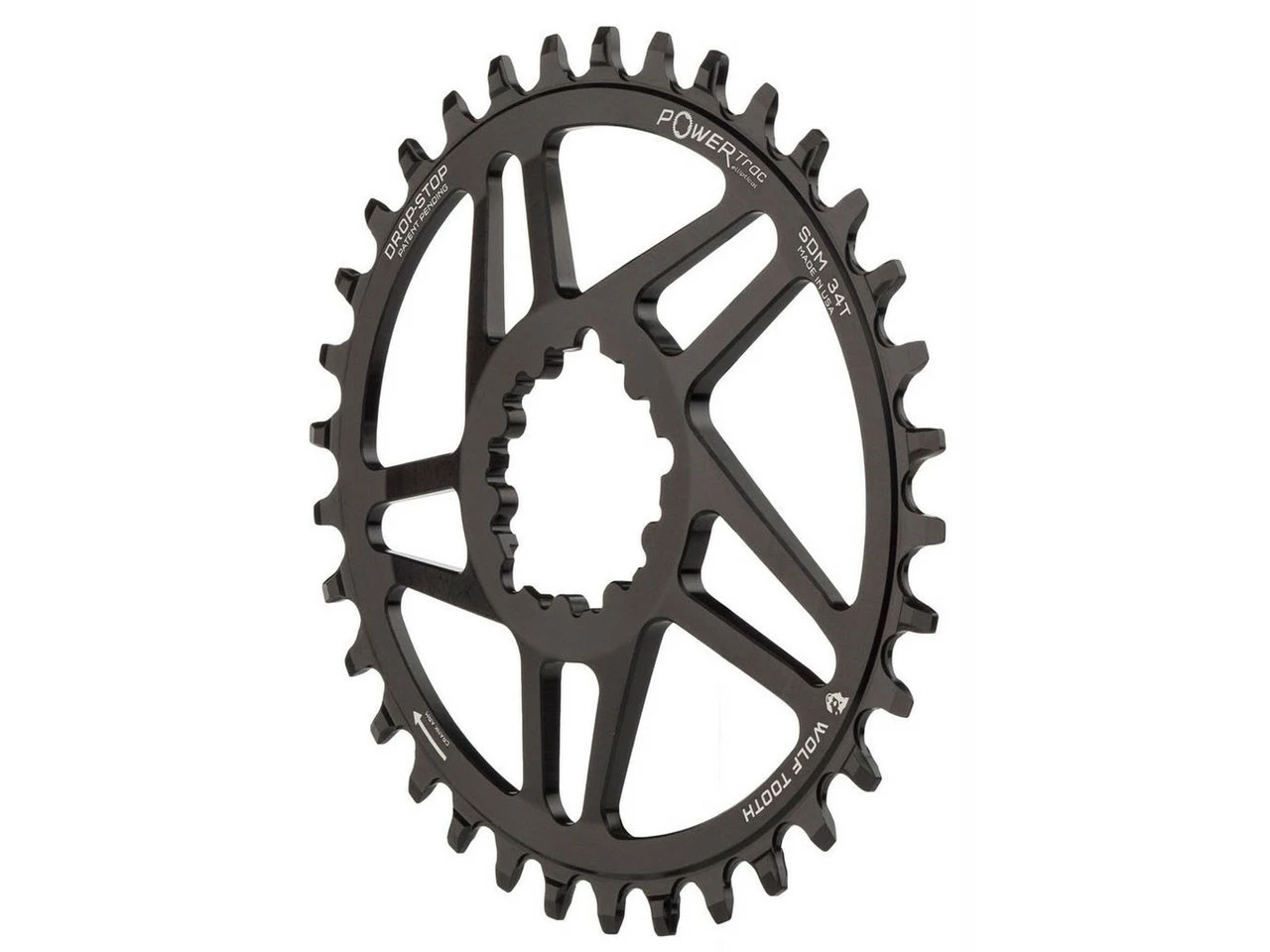 Wolf Tooth Components Elliptical Direct Mount Boost Kettenblatt Für SRAM 4 Wolf Tooth Components Elliptical Direct Mount Boost Kettenblatt Für SRAM – Bild 2