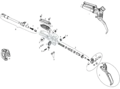 SRAM Ersatzteile Guide Ultimate (A1) Bremshebel (2015-2019)