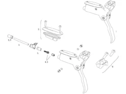 SRAM Ersatzteile Level T Bremshebel