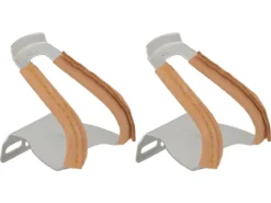 Mks Half Clip W/leather Pedalhaken