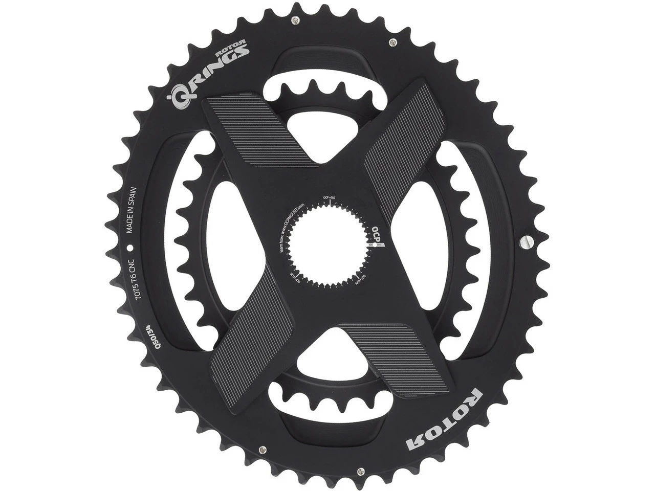 Rotor ALDHU 3D+ Kurbelgarnitur Mit Direct Mount Spidering, Q-Rings 7 Rotor ALDHU 3D+ Kurbelgarnitur Mit Direct Mount Spidering, Q-Rings – Bild 5