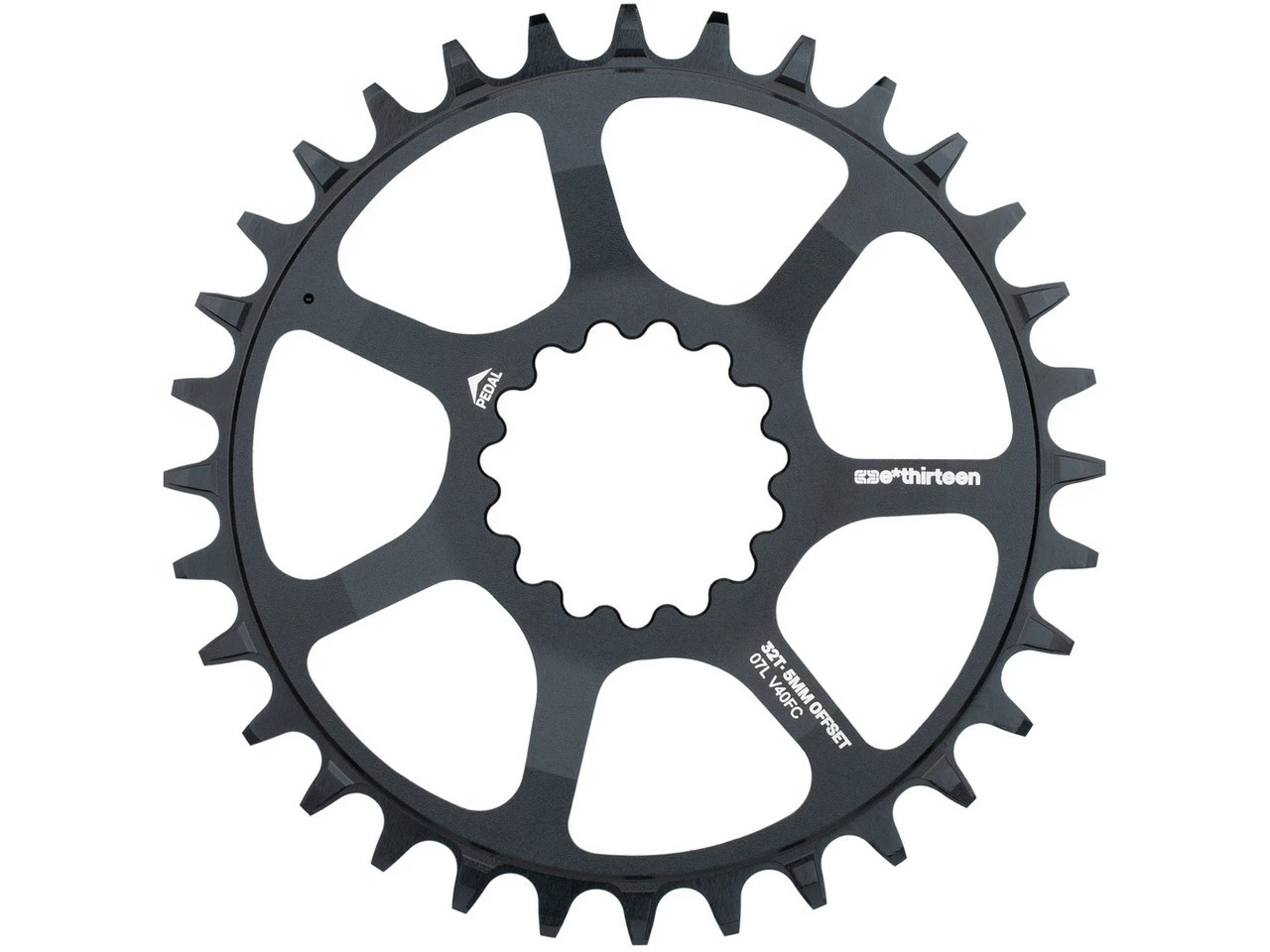 E-thirteen Kettenblatt Ultralight Guidering Direct Mount 1-fach 3 E-thirteen Kettenblatt Ultralight Guidering Direct Mount 1-fach