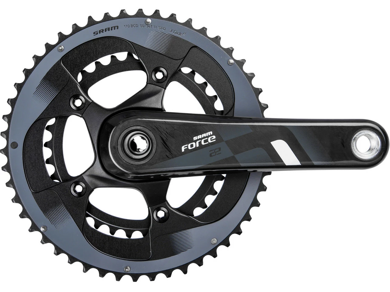 SRAM Force 22 GXP 11-fach Carbon Kurbelgarnitur 3 SRAM Force 22 GXP 11-fach Carbon Kurbelgarnitur
