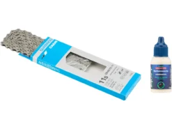 Shimano Kette CN-HG701-11 11-fach + Squirt Lube Kettenwachs 15 Ml