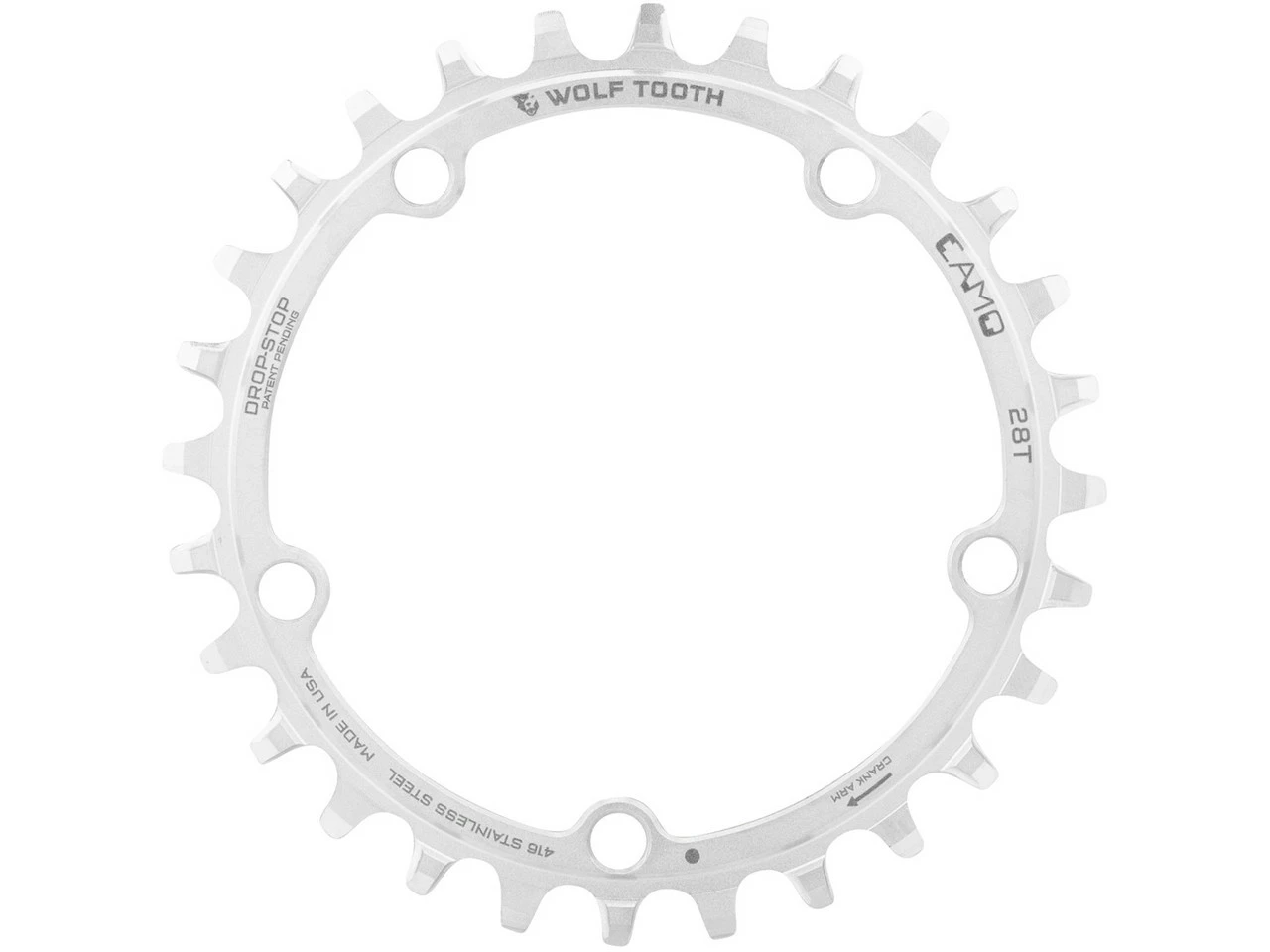 Wolf Tooth Components CAMO Edelstahl Round Kettenblatt 3 Wolf Tooth Components CAMO Edelstahl Round Kettenblatt