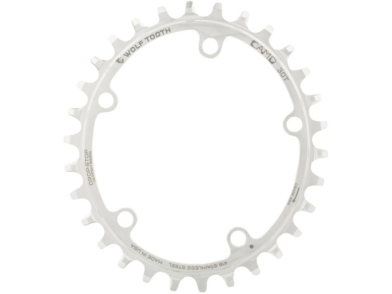 Wolf Tooth Components CAMO Edelstahl Elliptical Kettenblatt 3 Wolf Tooth Components CAMO Edelstahl Elliptical Kettenblatt