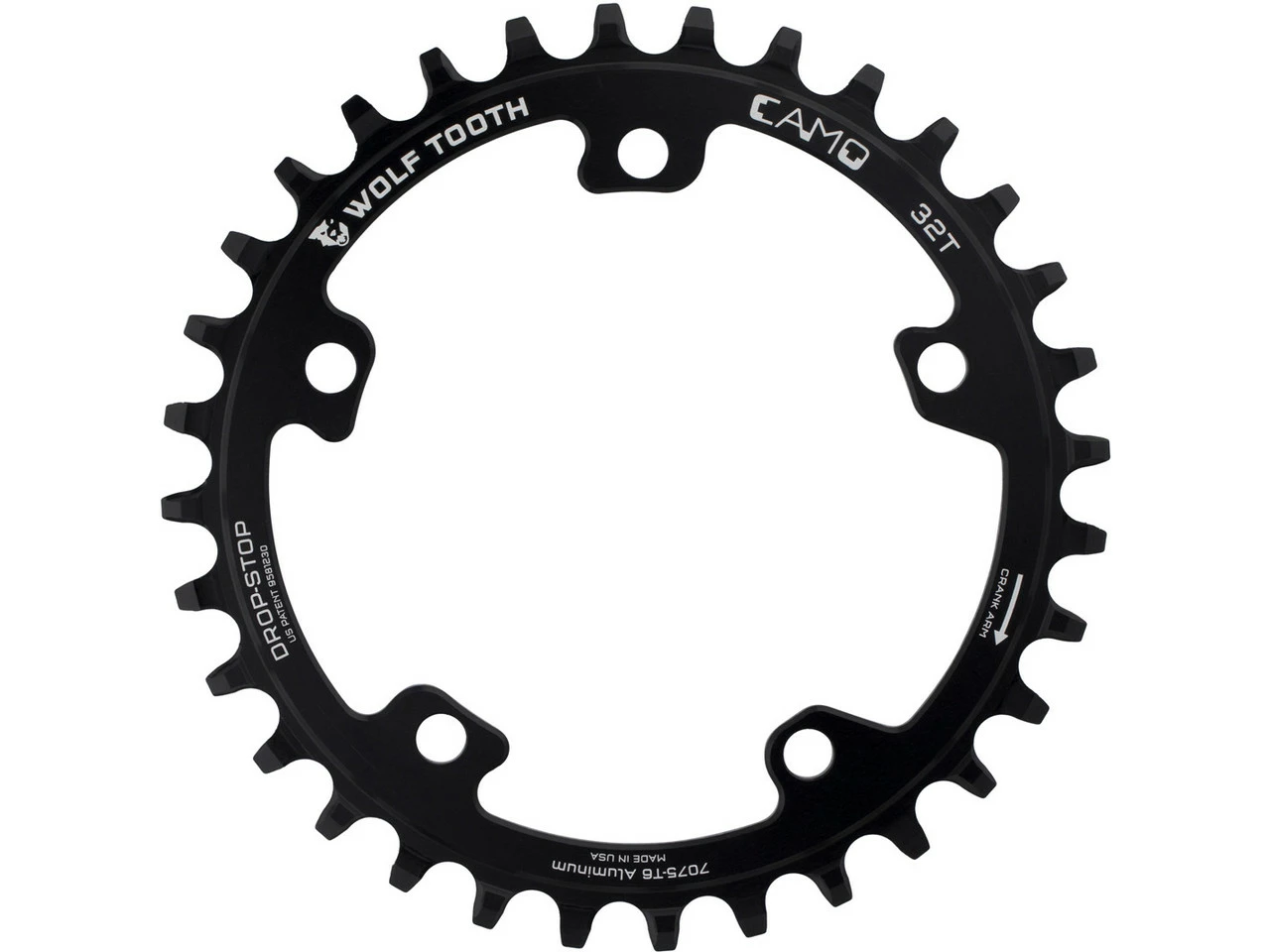 Wolf Tooth Components CAMO Aluminum Round Kettenblatt 3 Wolf Tooth Components CAMO Aluminum Round Kettenblatt