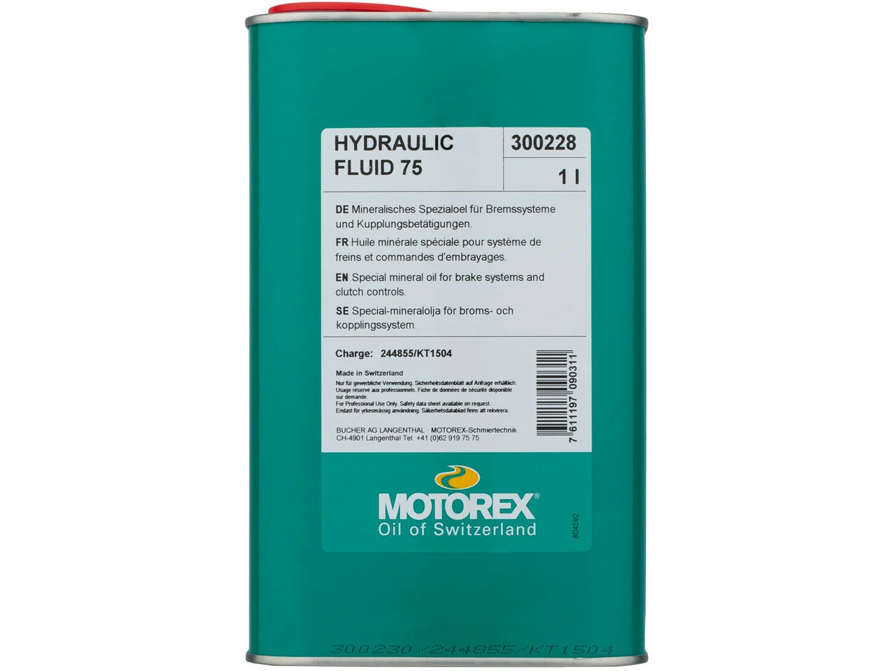 Motorex Hydraulic Fluid 75 Bremsflüssigkeit Mineralöl 4 Motorex Hydraulic Fluid 75 Bremsflüssigkeit Mineralöl – Bild 2