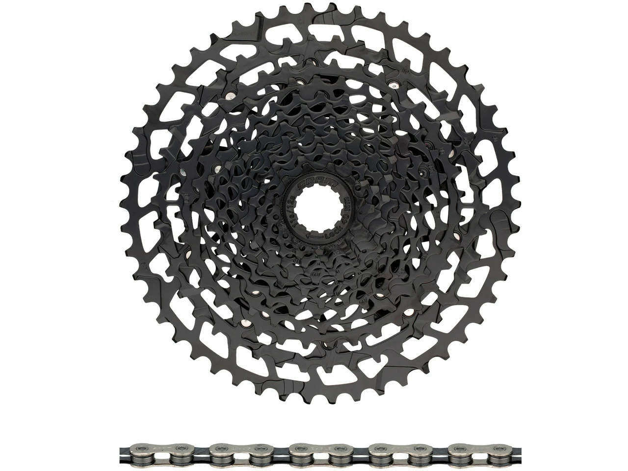 SRAM NX Eagle PG-1230 Kassette + Eagle Kette 12-fach Verschleißset 12 SRAM NX Eagle PG-1230 Kassette + Eagle Kette 12-fach Verschleißset – Bild 10