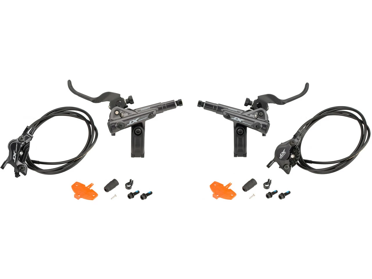 Shimano XT V+h Set Scheibenbremse BR-M8120 / BR-M8100 Mit Metallbelag J-Kit 15 Shimano XT V+h Set Scheibenbremse BR-M8120 / BR-M8100 Mit Metallbelag J-Kit – Bild 13