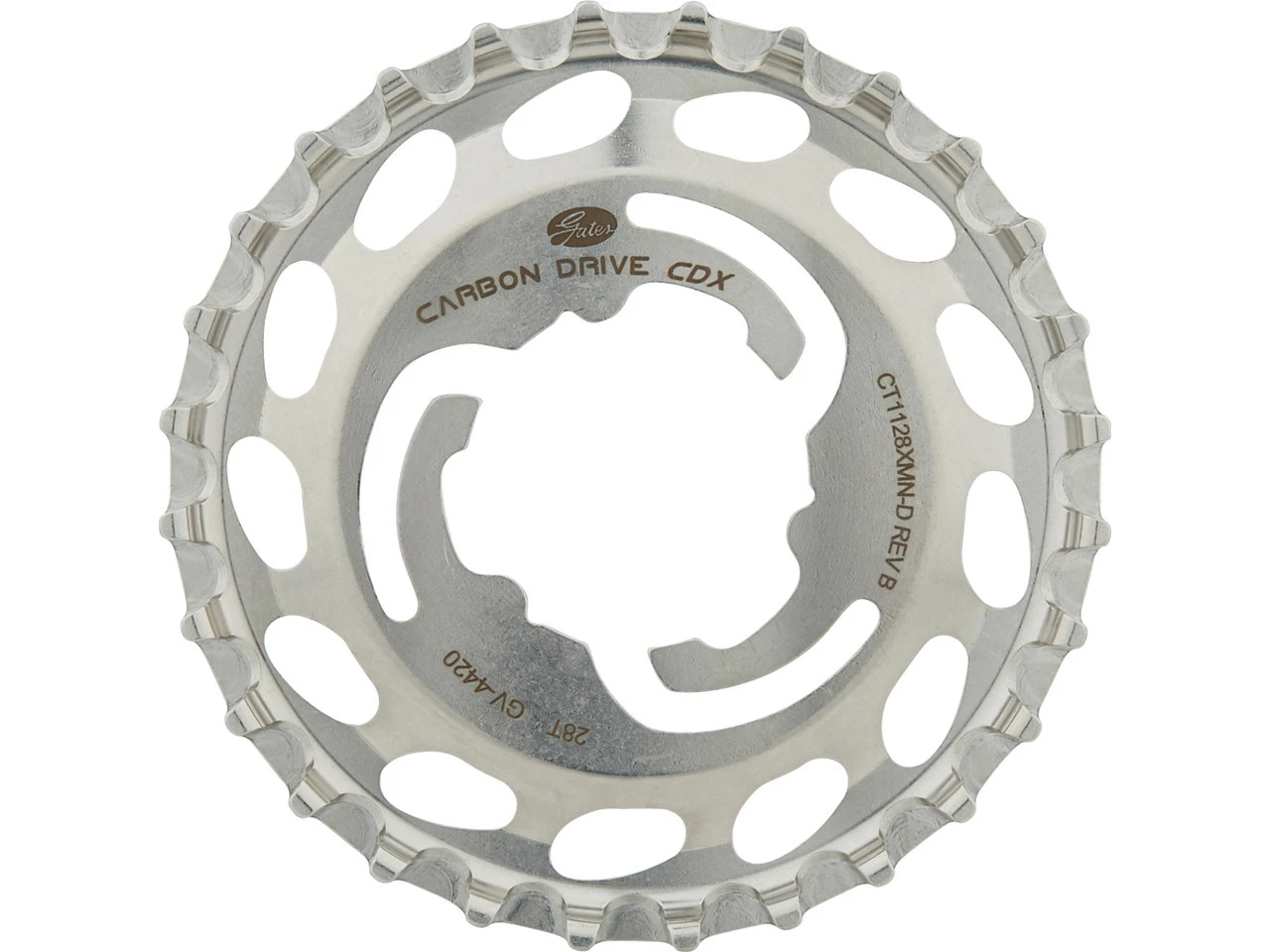 Gates CDX Hintere Riemenscheibe 3-Nocken SureFit Shimano Di2 4 Gates CDX Hintere Riemenscheibe 3-Nocken SureFit Shimano Di2 – Bild 2