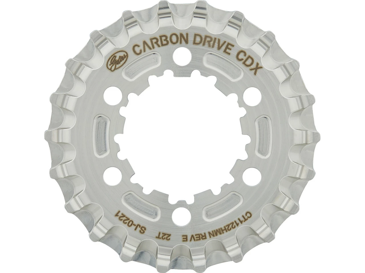 Gates CDX Hintere Riemenscheibe 9-Spline Disc 6-Loch 4 Gates CDX Hintere Riemenscheibe 9-Spline Disc 6-Loch – Bild 2