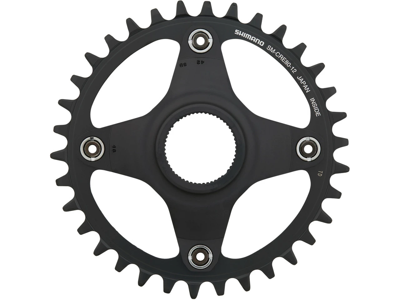 Shimano STEPS Kettenblatt FC-E8000 12-fach 56,5 Mm Kettenlinie (SM-CRE80-12SB) 4 Shimano STEPS Kettenblatt FC-E8000 12-fach 56,5 Mm Kettenlinie (SM-CRE80-12SB) – Bild 2