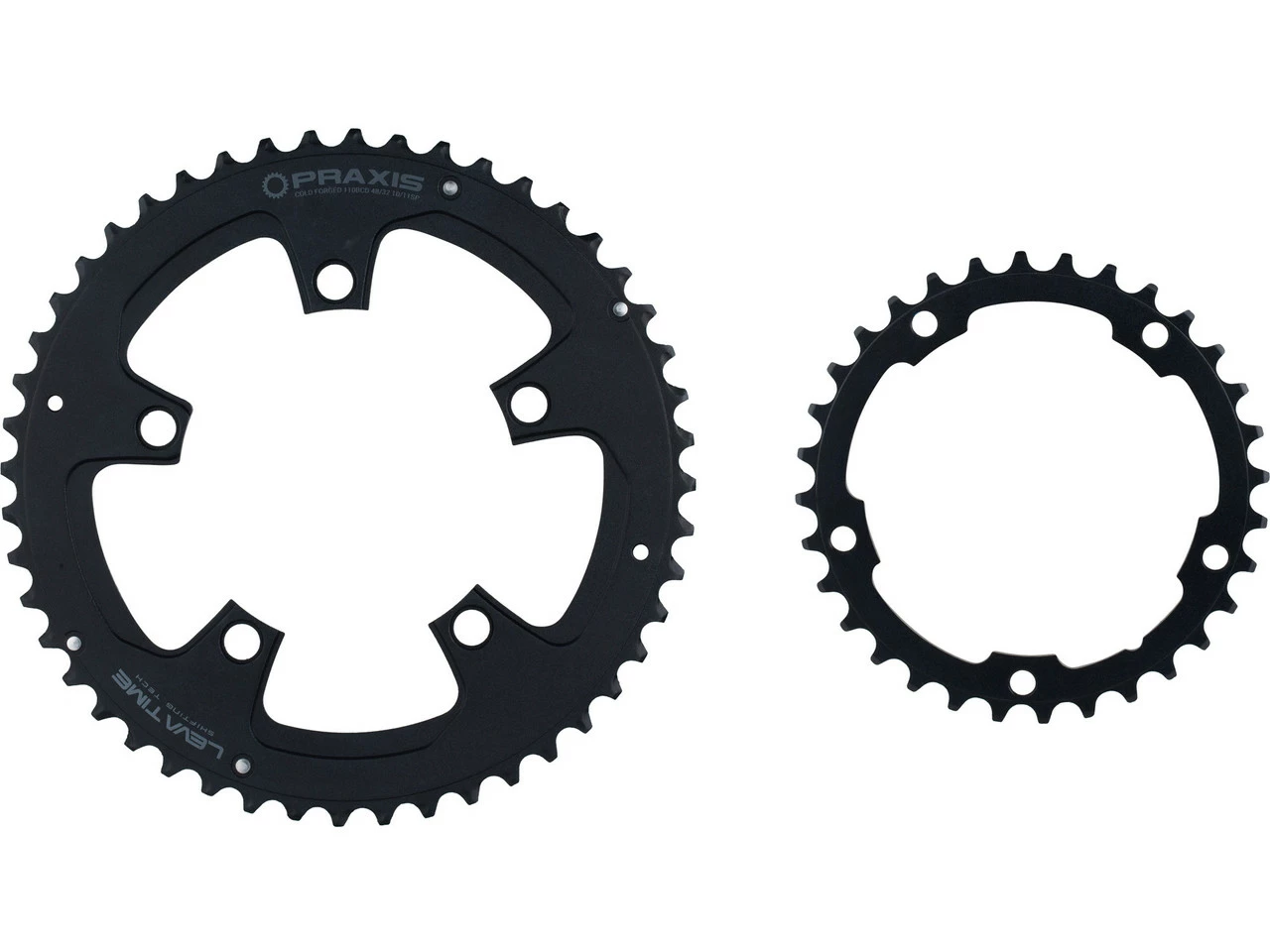 Praxis Works Buzz Sport Road Kettenblatt-Set, 5-Arm, 110 Mm Lochkreis 4 Praxis Works Buzz Sport Road Kettenblatt-Set, 5-Arm, 110 Mm Lochkreis – Bild 2