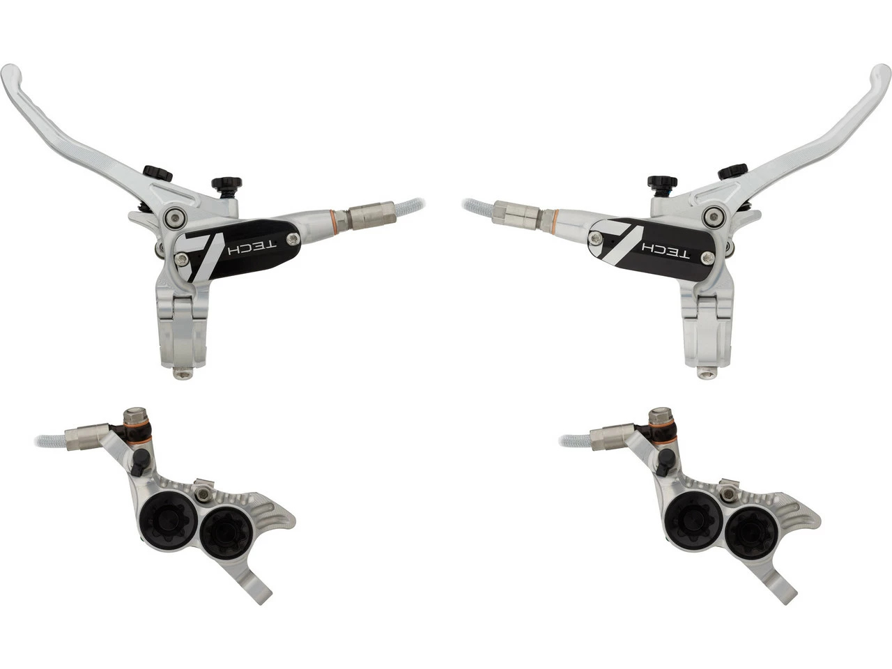 HOPE Tech 4 V4 V+h Set Scheibenbremse Mit Stahlflexleitung 16 HOPE Tech 4 V4 V+h Set Scheibenbremse Mit Stahlflexleitung – Bild 14