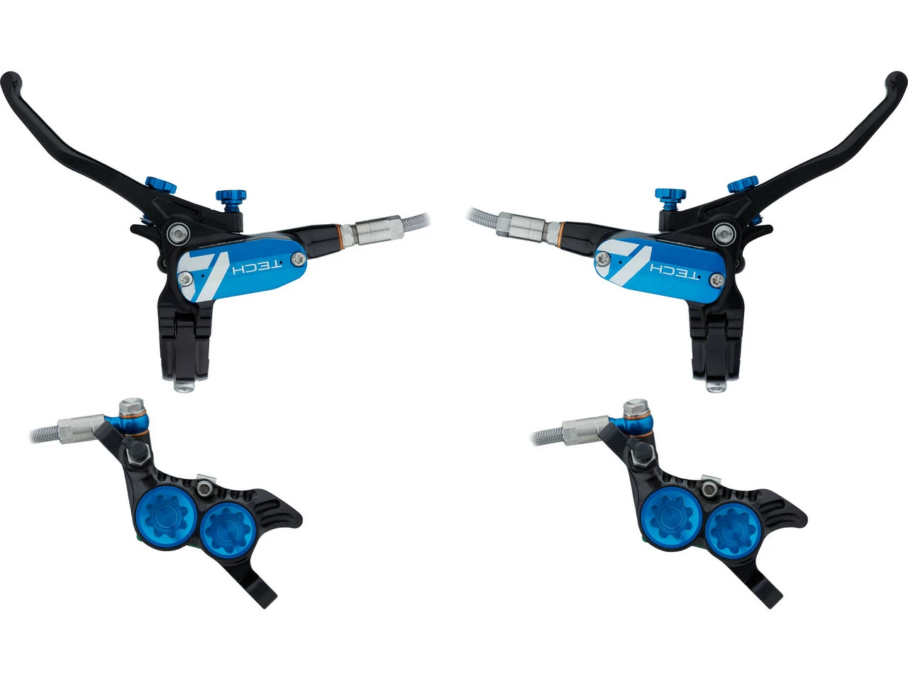 HOPE Tech 4 V4 V+h Set Scheibenbremse Mit Stahlflexleitung 18 HOPE Tech 4 V4 V+h Set Scheibenbremse Mit Stahlflexleitung – Bild 16