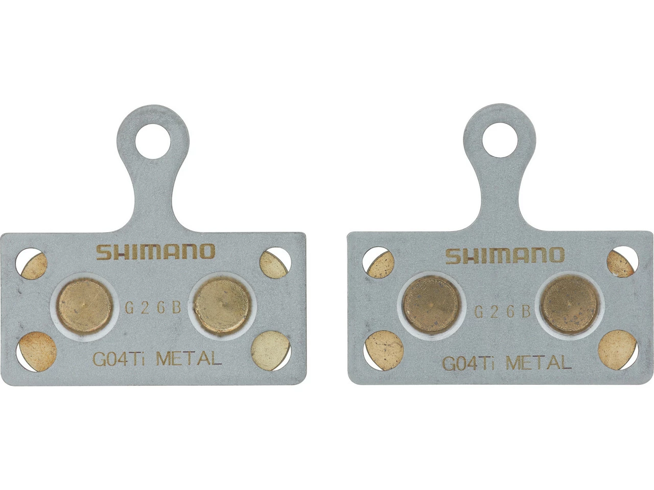 Shimano Bremsbeläge G04Ti-MX Für XTR, XT, SLX, Alfine 4 Shimano Bremsbeläge G04Ti-MX Für XTR, XT, SLX, Alfine – Bild 2