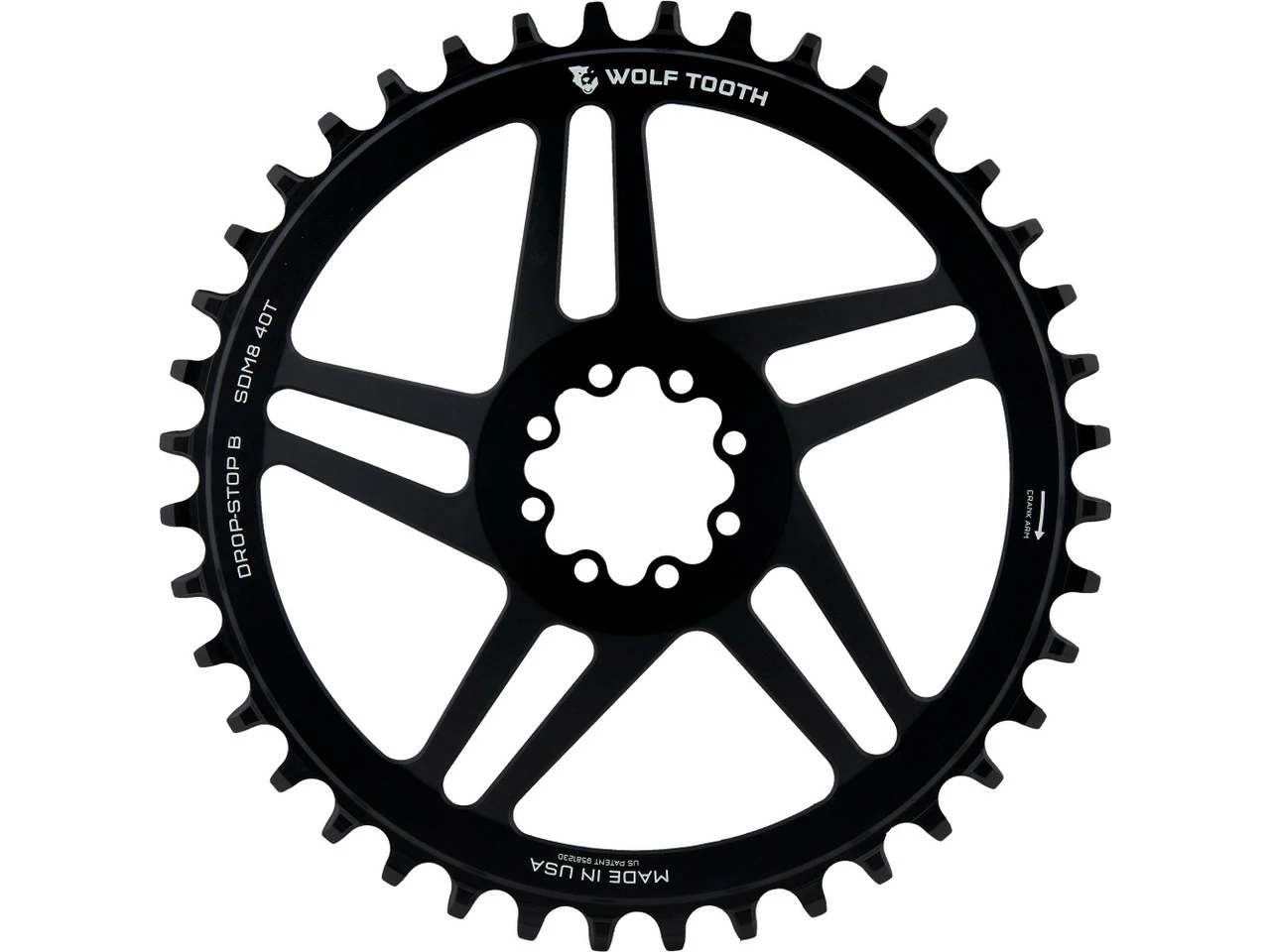 Wolf Tooth Components Direct Mount Kettenblatt Für SRAM 8-Bolt 6 Wolf Tooth Components Direct Mount Kettenblatt Für SRAM 8-Bolt – Bild 4