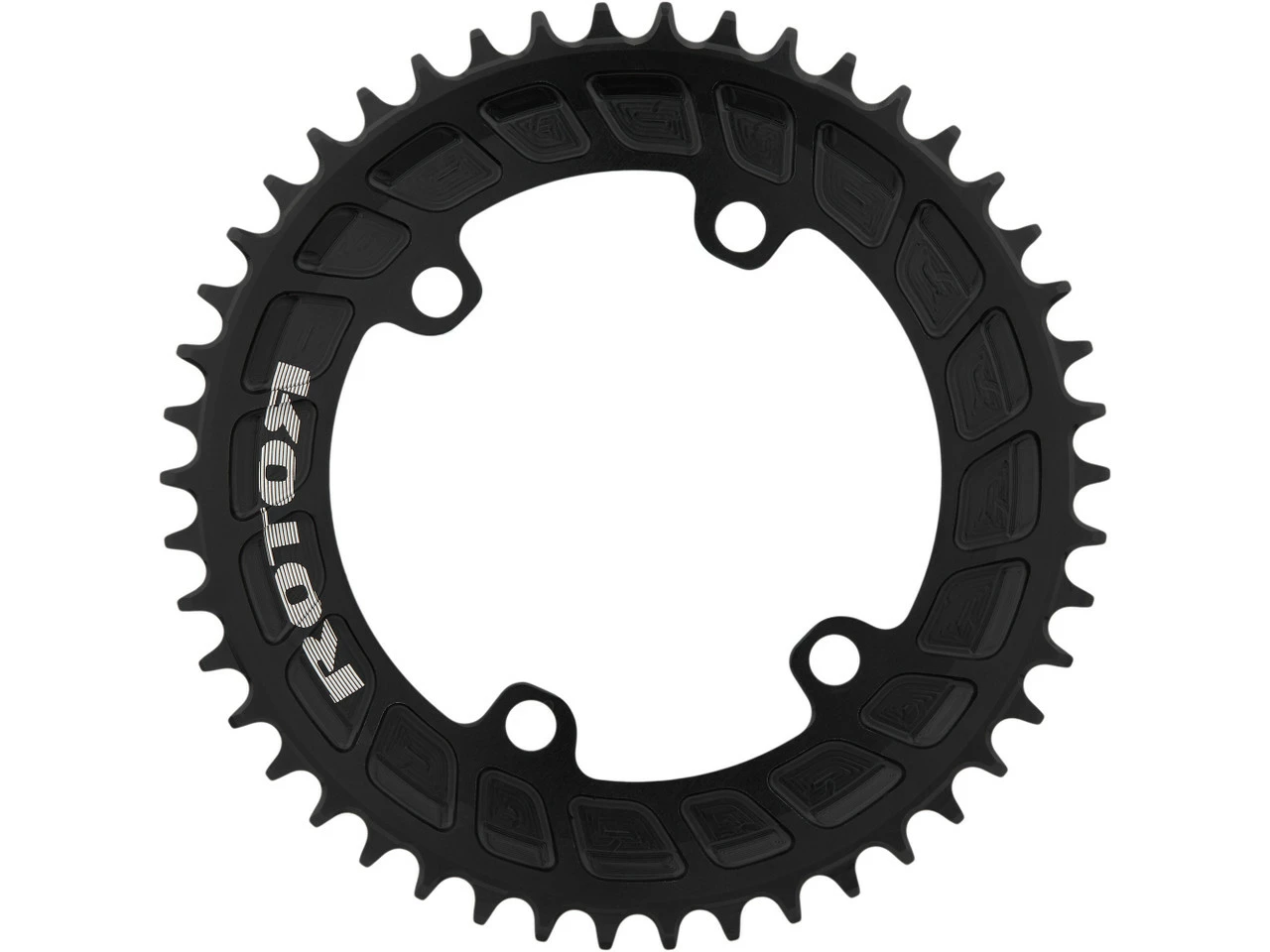 Rotor Aero 1X Kettenblatt, 4-Arm, NoQ, 110 Mm Lochkreis, Spider Mount 4 Rotor Aero 1X Kettenblatt, 4-Arm, NoQ, 110 Mm Lochkreis, Spider Mount – Bild 2