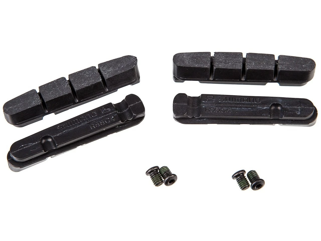 Shimano Bremsgummis R55C4 Für Dura-Ace, Ultegra, 105 - 2 Paar 3 Shimano Bremsgummis R55C4 Für Dura-Ace, Ultegra, 105 - 2 Paar